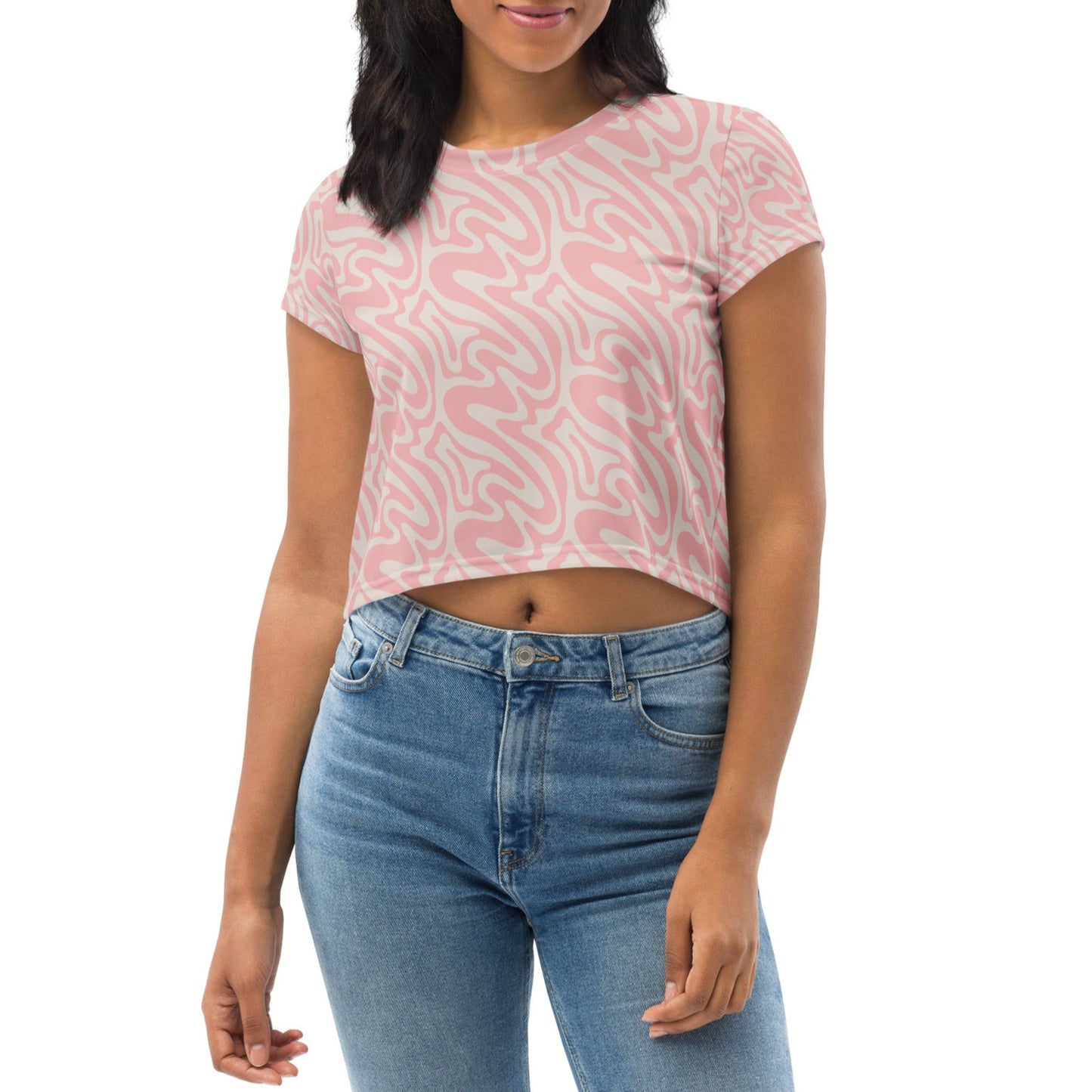 Camiseta corta all over Retro Funky