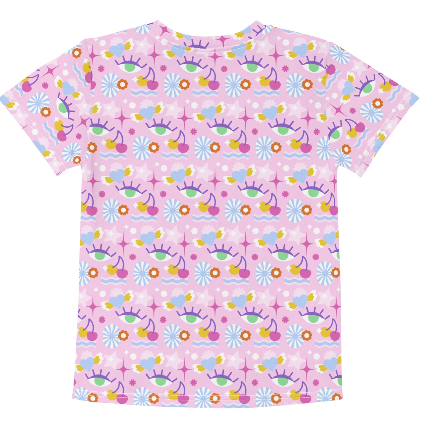Camiseta all over niña Groovy Abstract