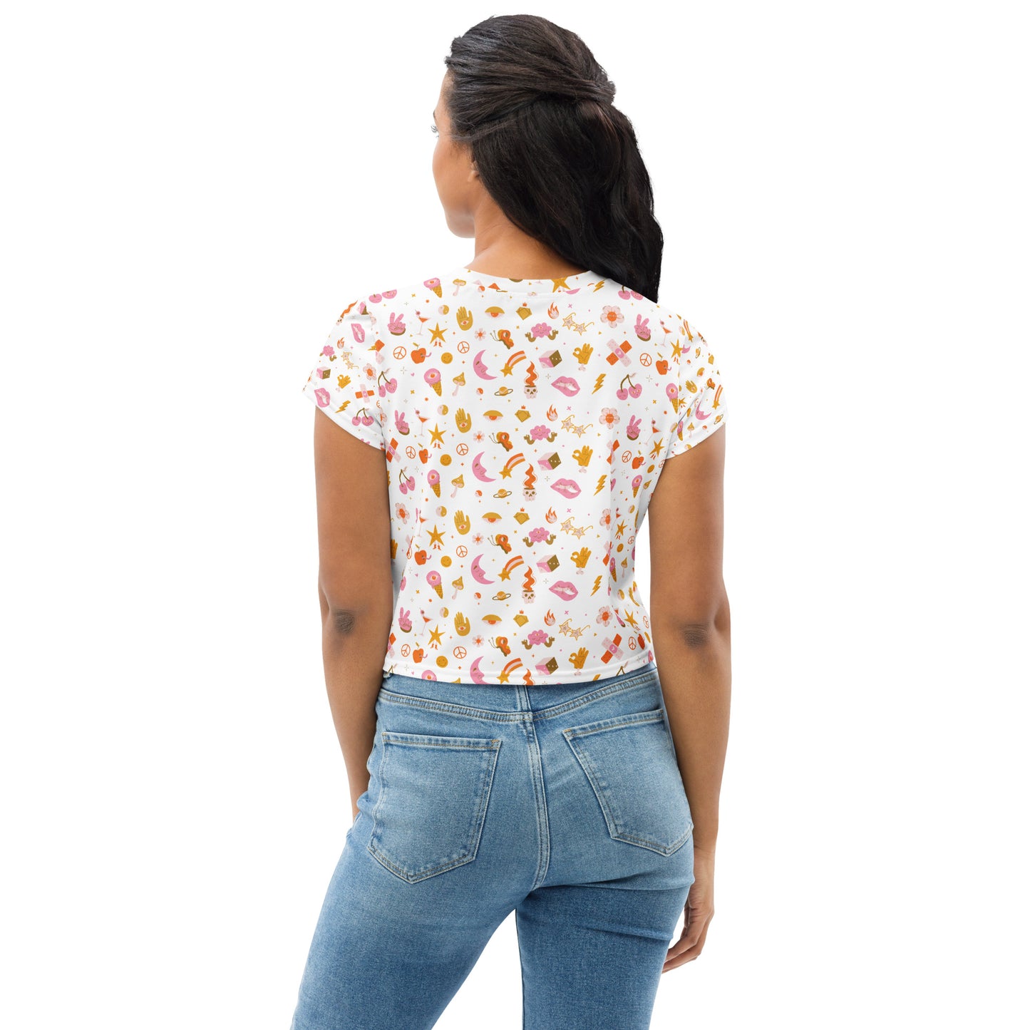 Camiseta corta all over Retro