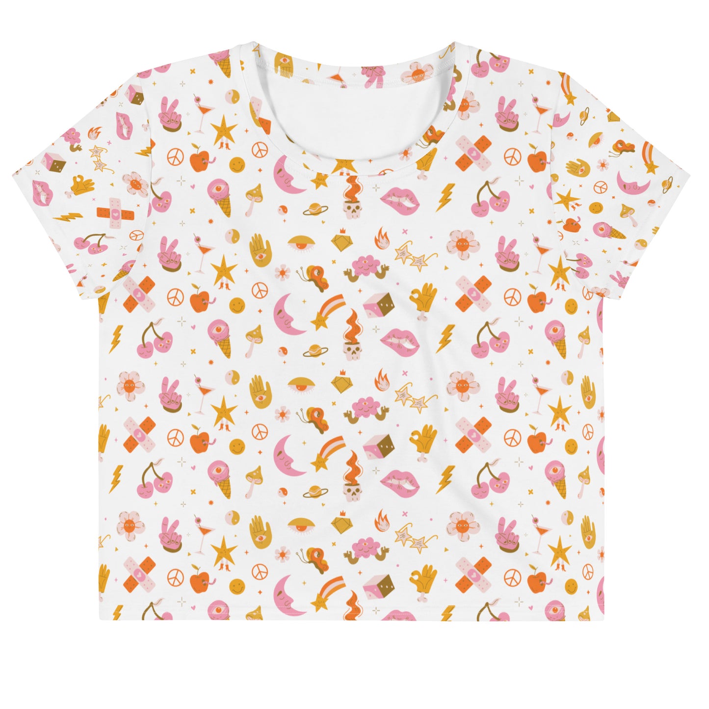 Camiseta corta all over Retro