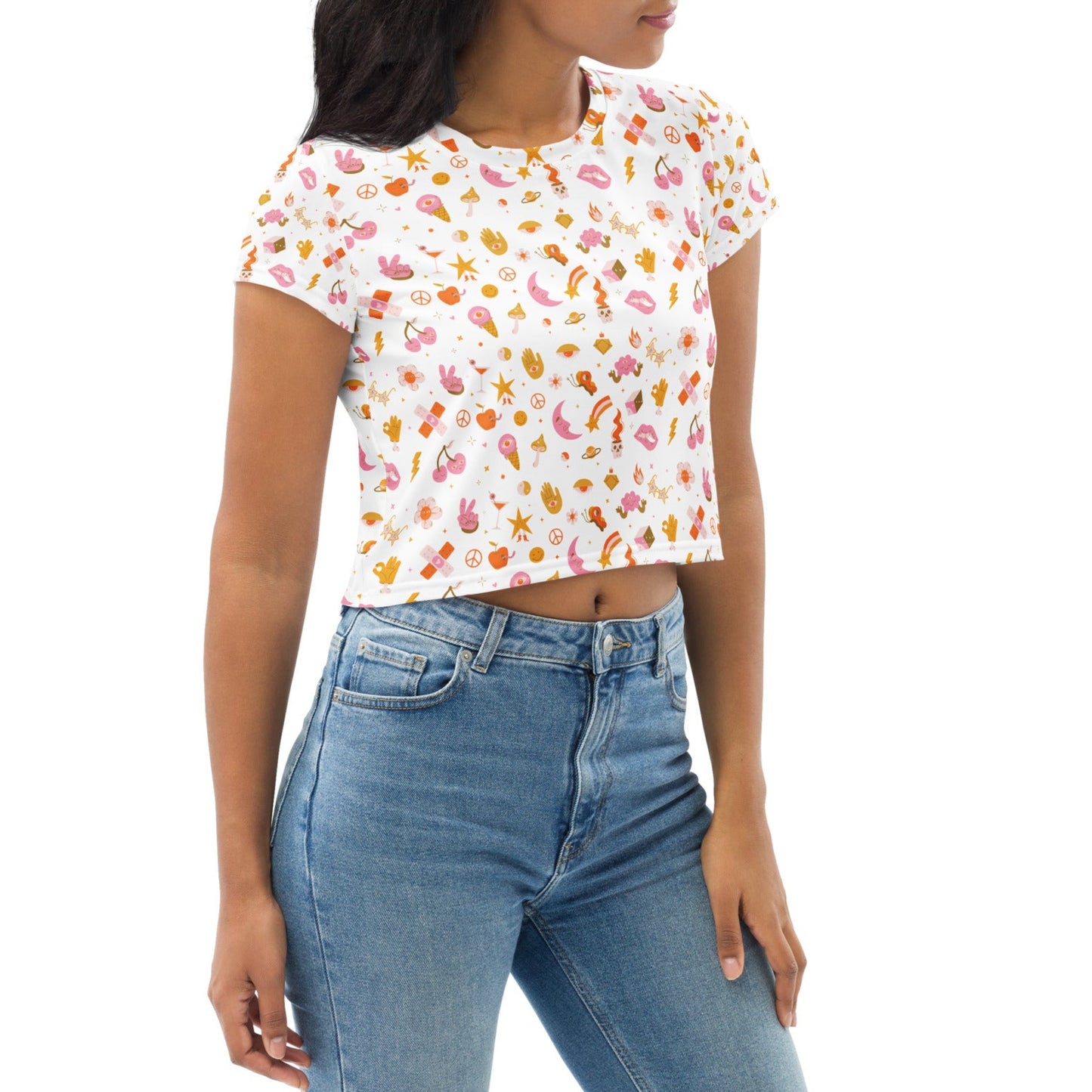 Camiseta corta all over Retro