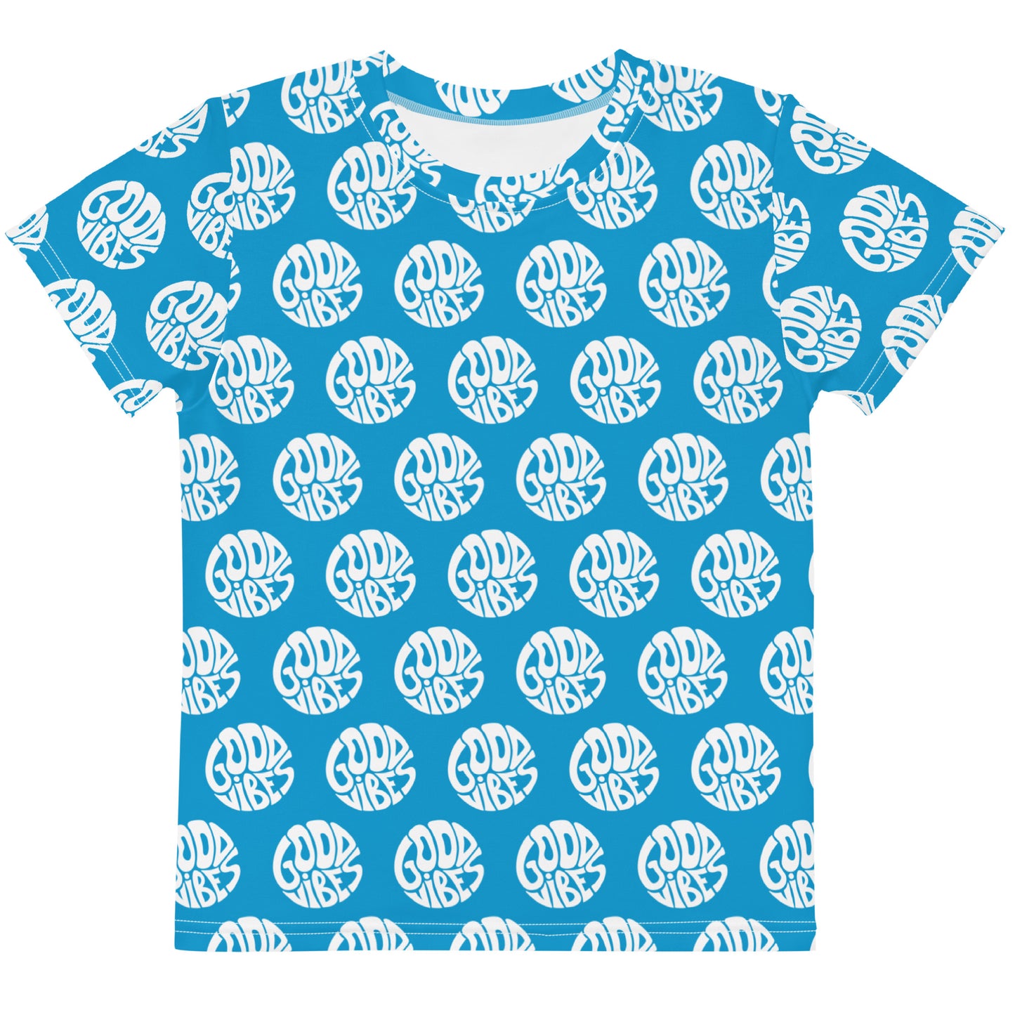 Camiseta manga corta niño Good Vibes Blue
