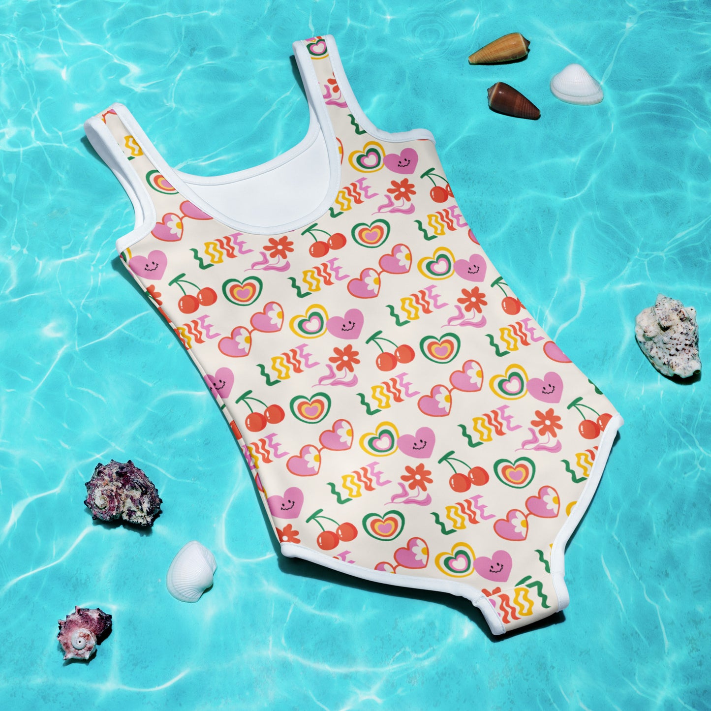 Bañador niña protección solar Groovy Vibes Love