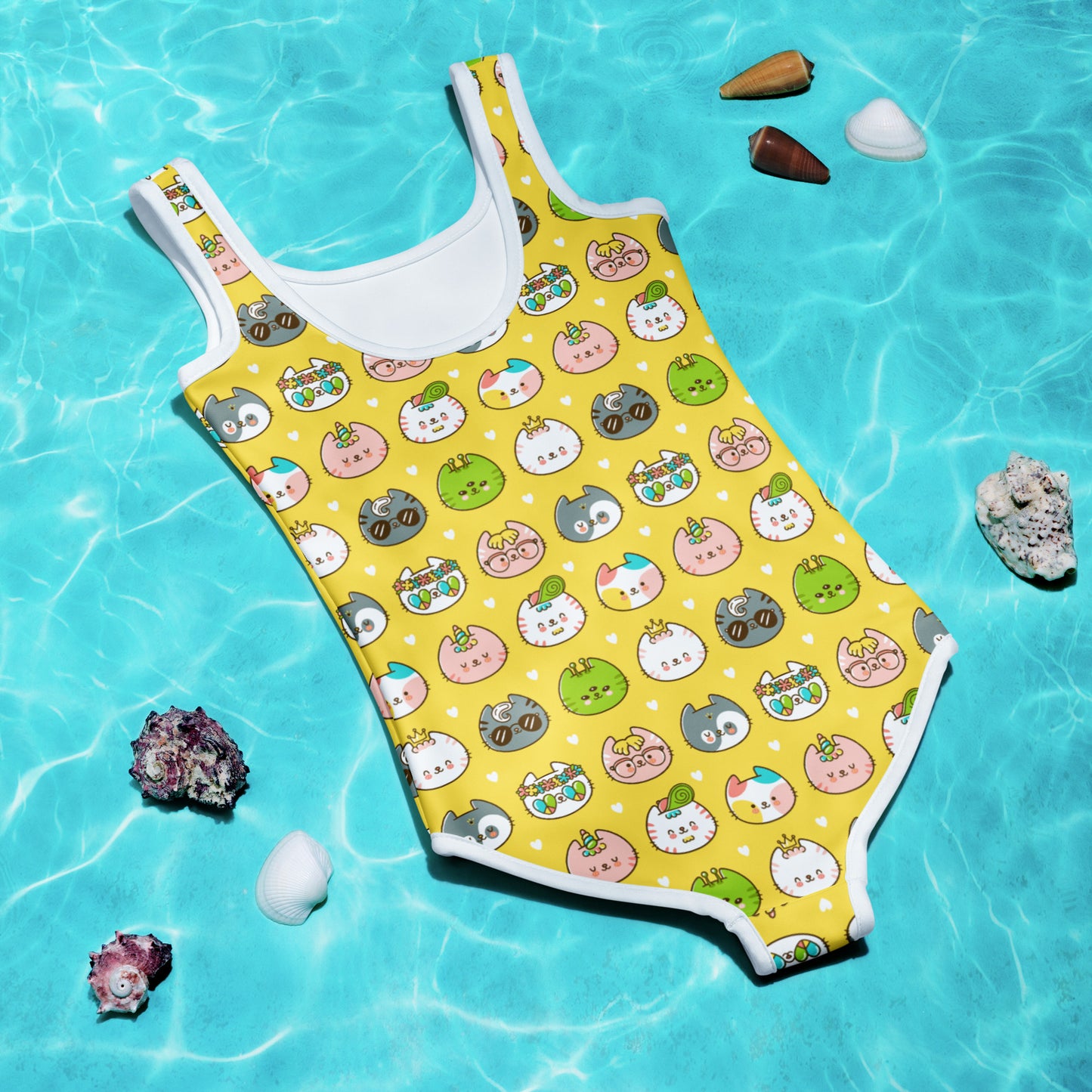 Bañador niña protección solar Cute Cats