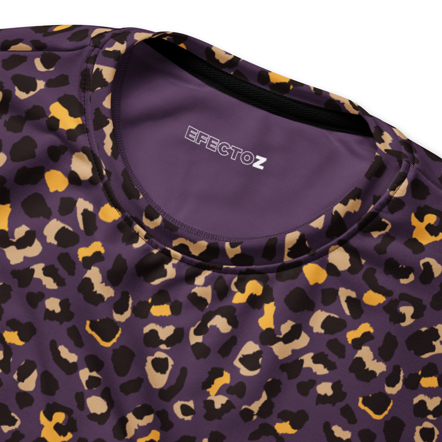 Sudadera estampada Violet Leopard