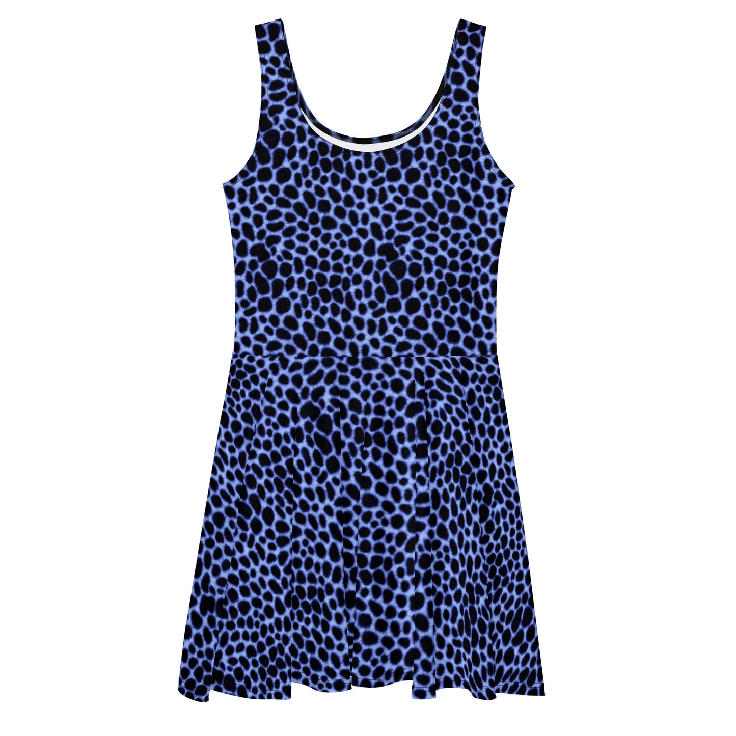 Vestido skater Watercolor Leopard