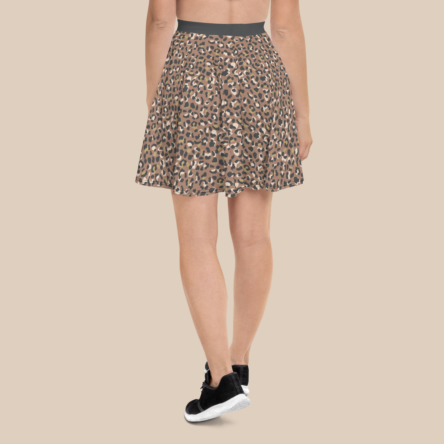 Falda skater Leopard Skin