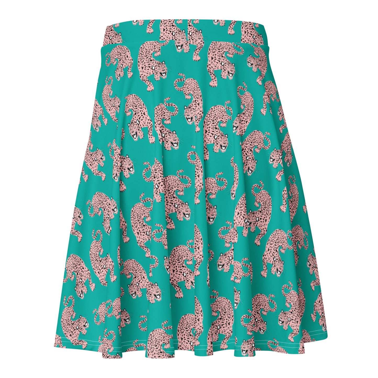 Falda skater Pink Leopard