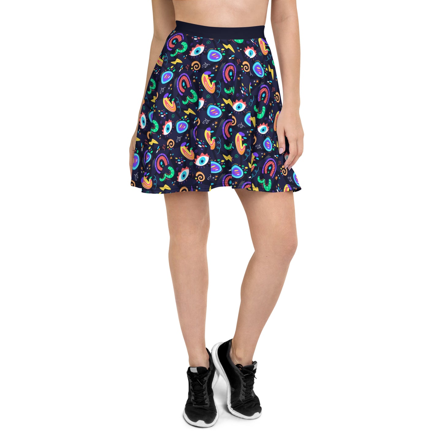 Falda skater Groovy Abstract