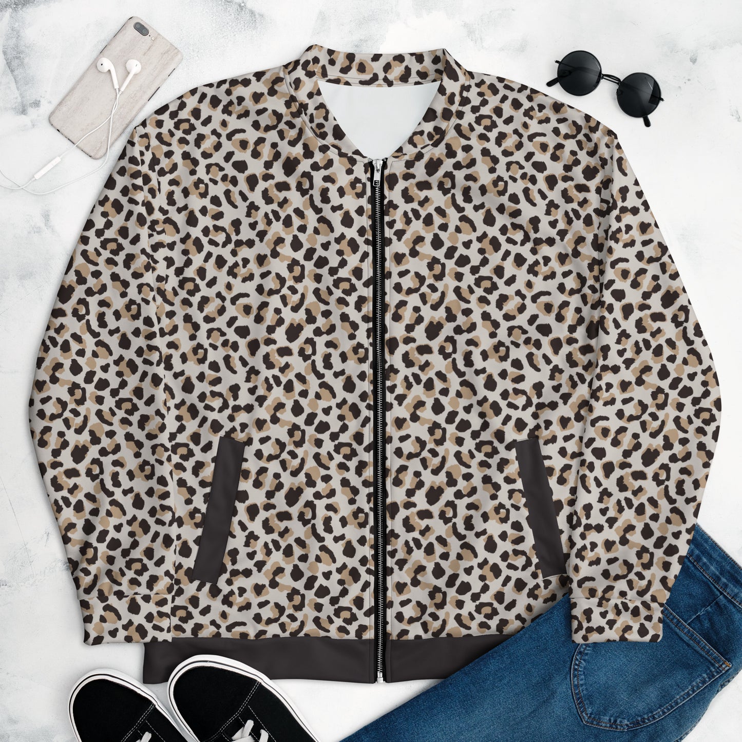 Chaqueta bomber mujer Classic Leopard