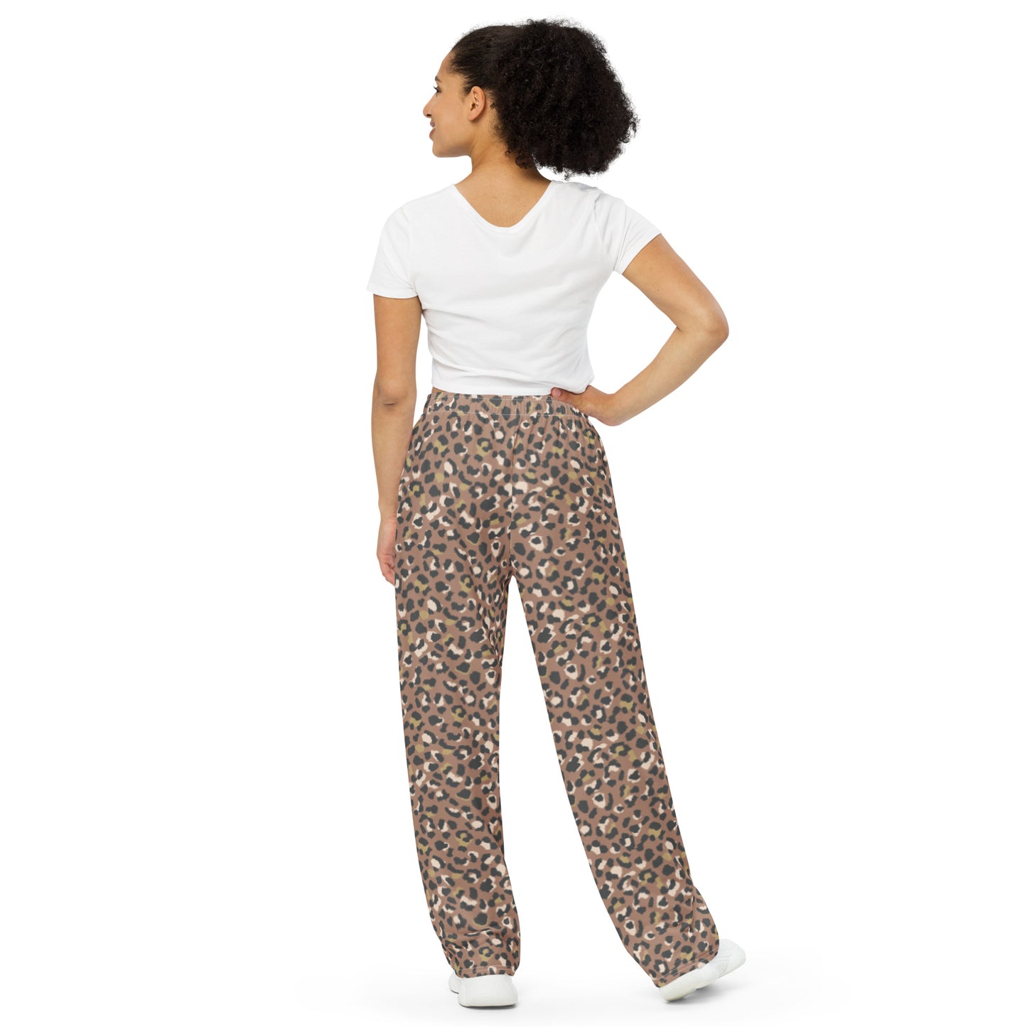 Pantalón ancho mujer Leopard Skin