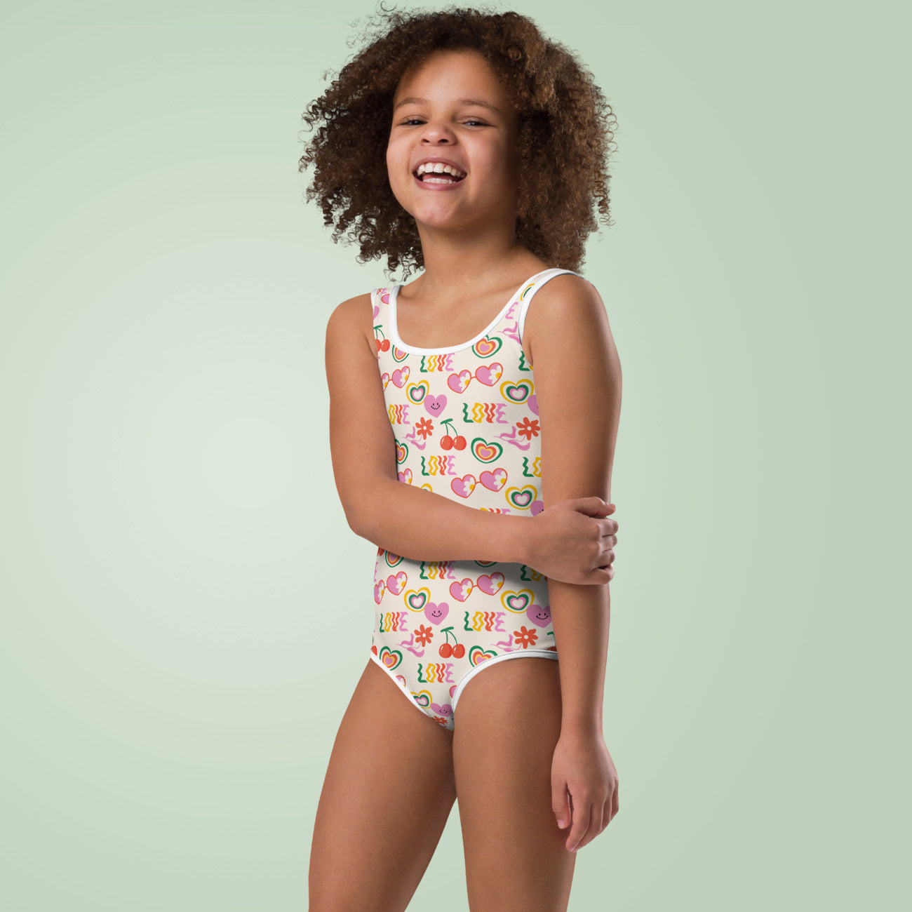 Bañador niña protección solar Groovy Vibes Love