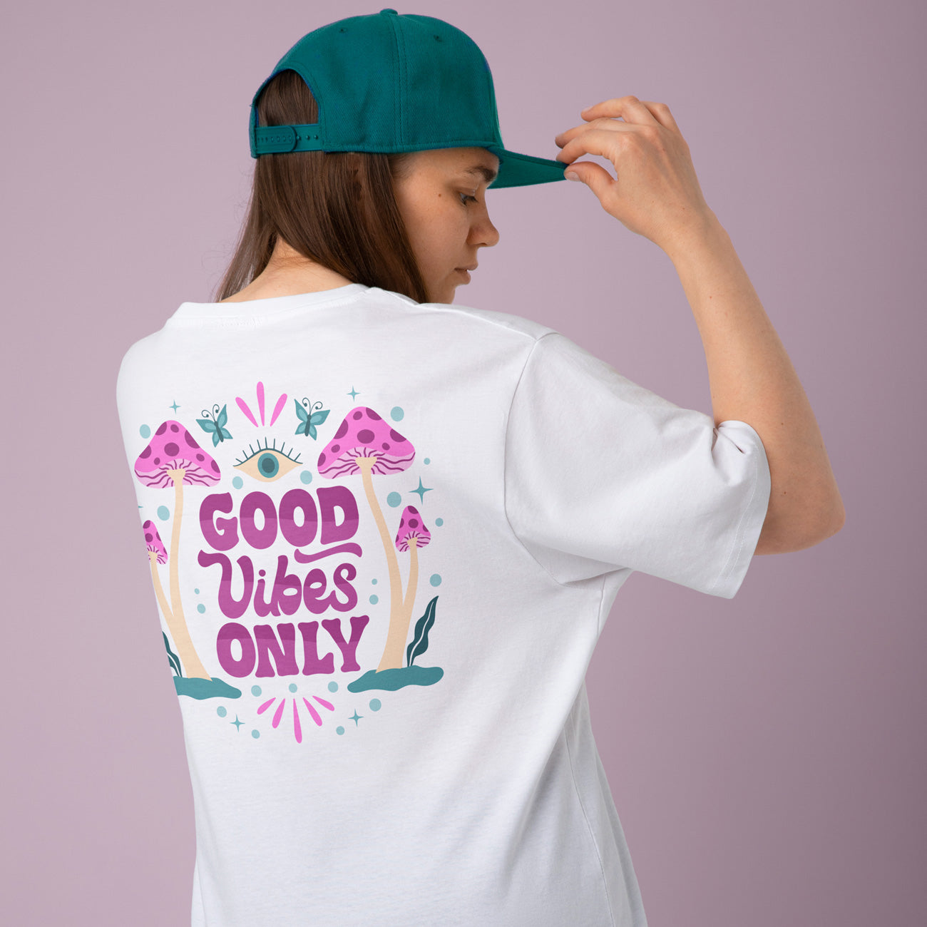 Camiseta de manga corta Good Vibes Only