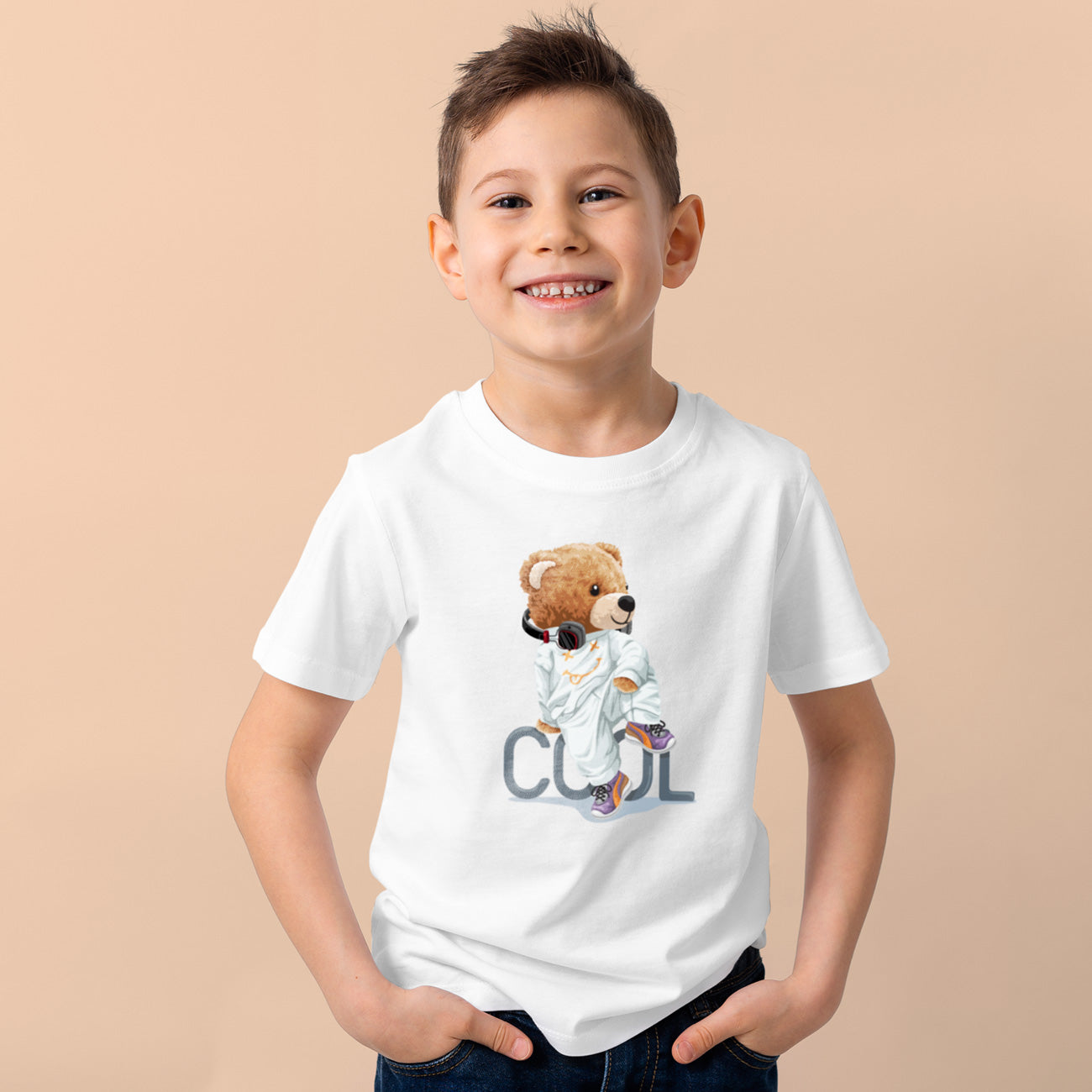 Camiseta algodón orgánico niño Cool Bear