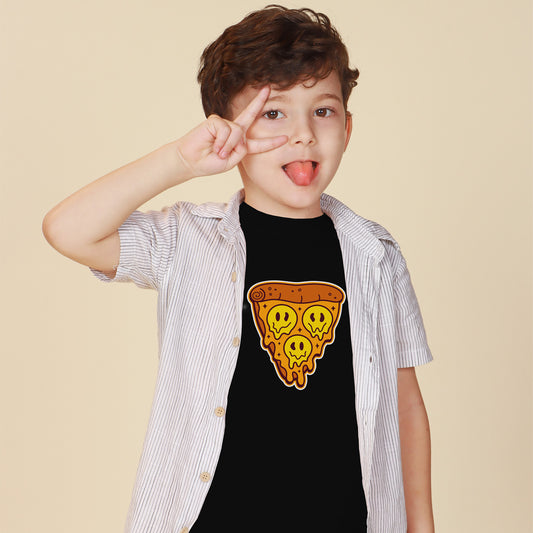 Camiseta algodón orgánico niño Love Pizza