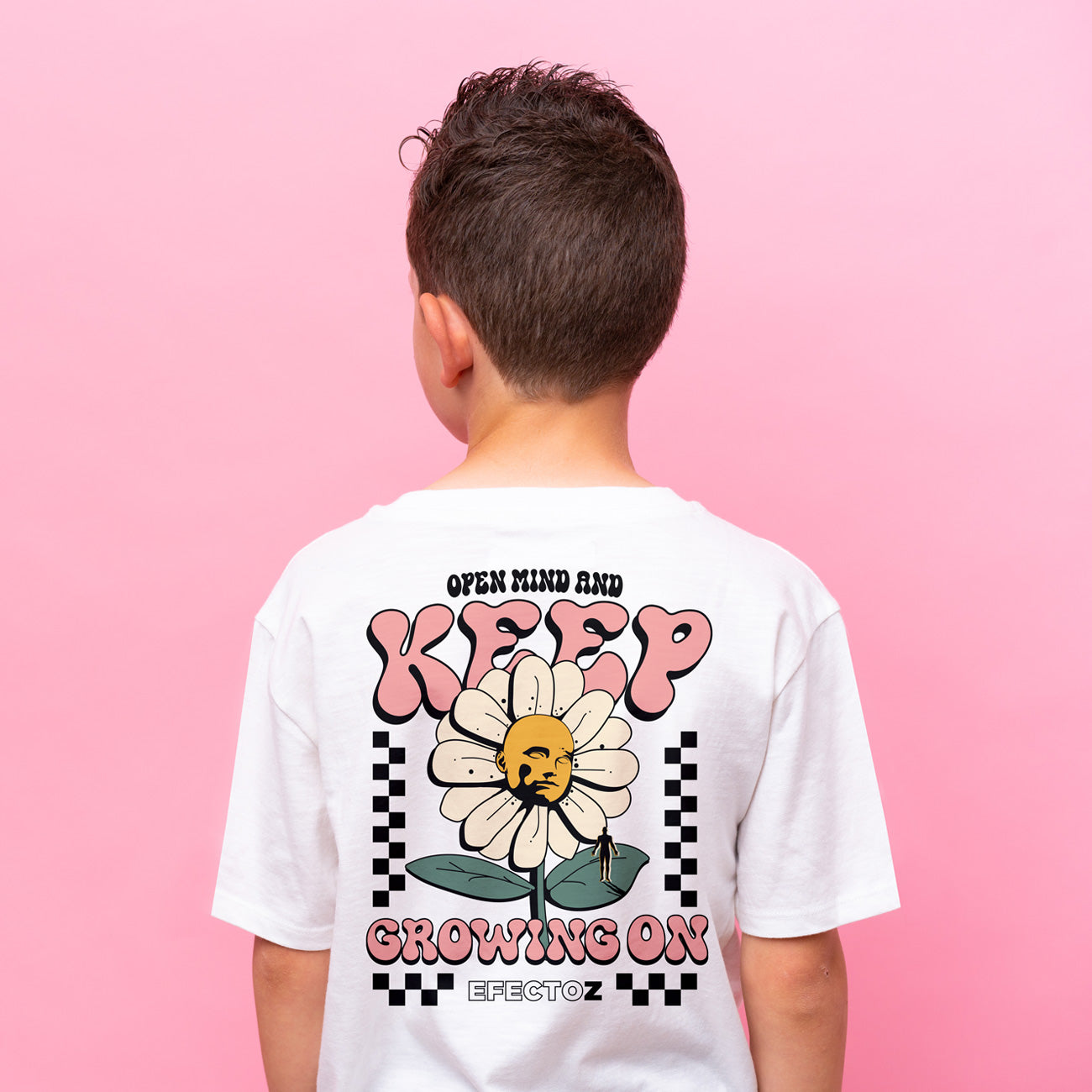 Camiseta algodón orgánico niño Open Mind