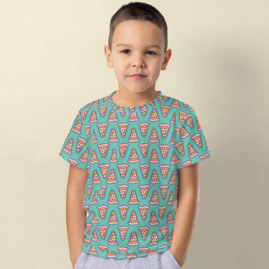 Camiseta camiseta corta niño Pizza Party