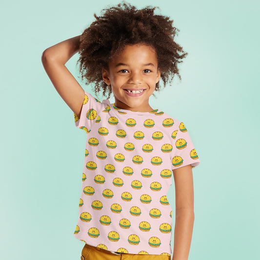 Camiseta manga corta niño Smile Burguer