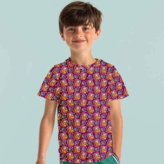 Camiseta manga corta niño Retro Game