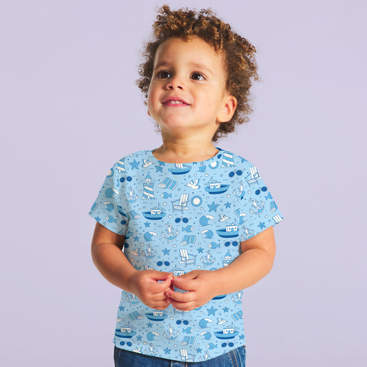 Camiseta manga corta niño Seamarine