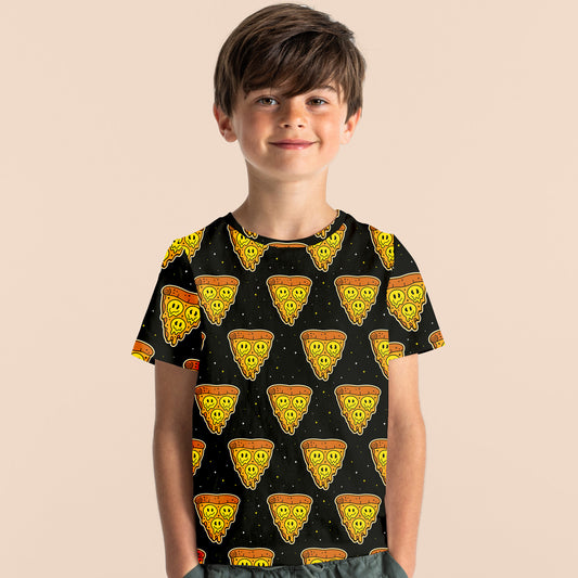 Camiseta manga corta niño Pizza Smile
