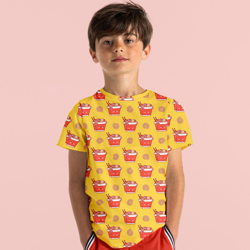 Camiseta manga corta niño Wok and Roll