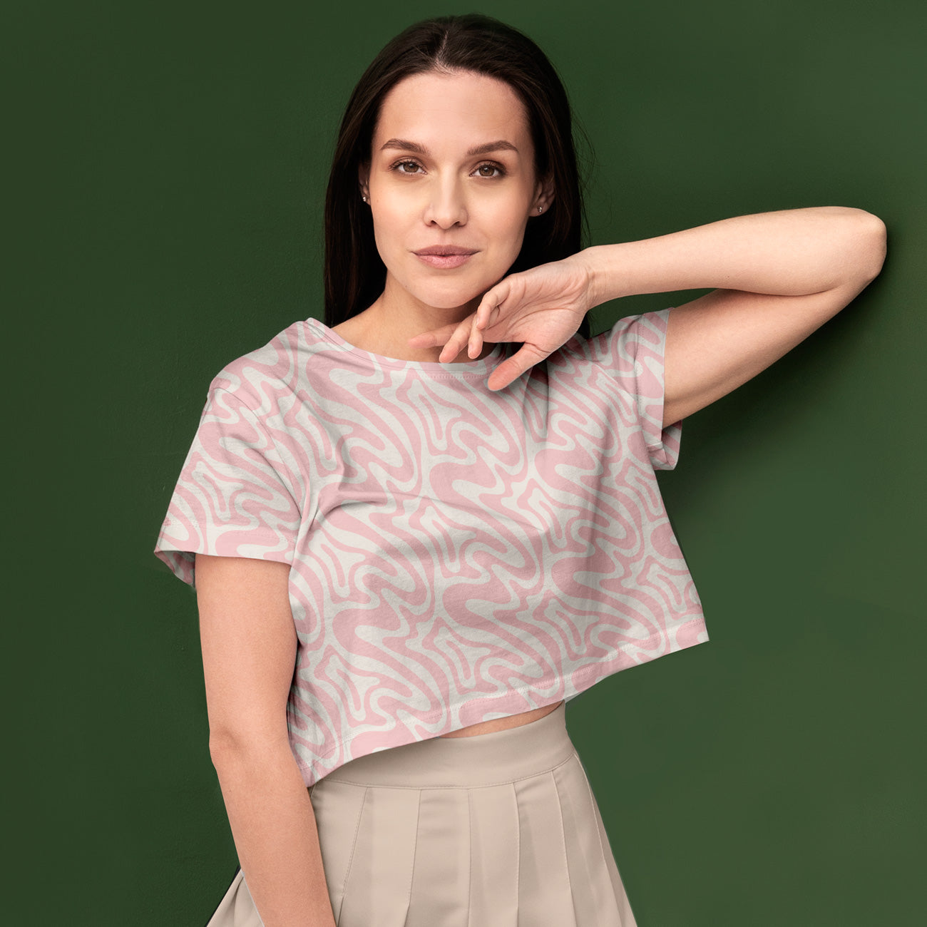 Camiseta corta all over Retro Funky