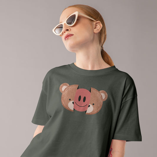 Camiseta de manga corta Bear Face