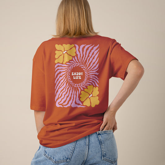 Camiseta de manga corta Enjoy Life