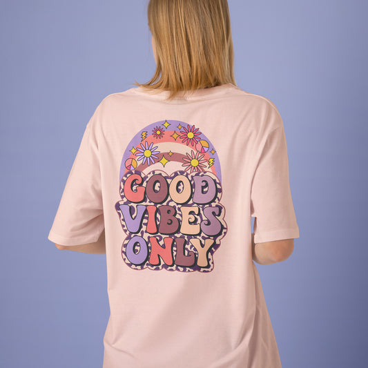 Camiseta de manga corta Good Vibes Only