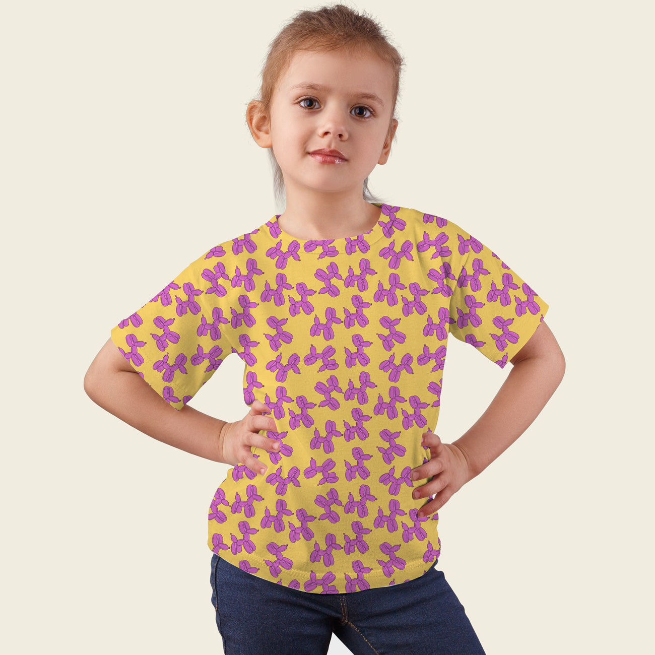 Camiseta all over niña Love Nostalgic