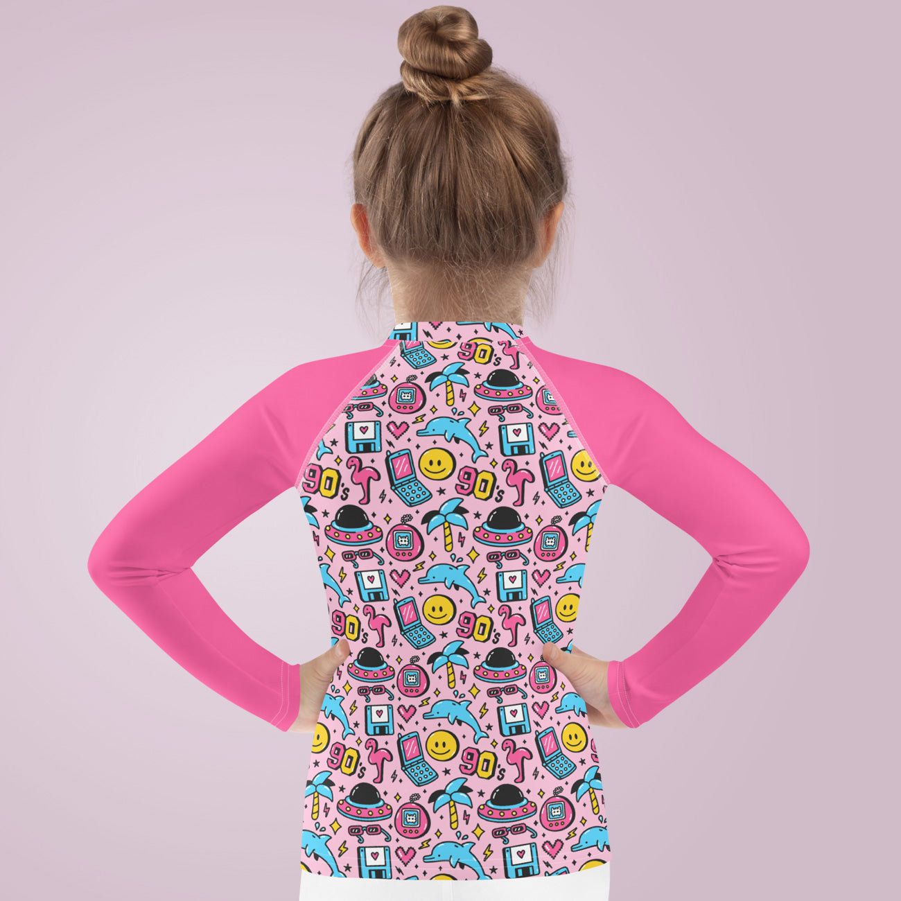 Camiseta protección solar manga larga niña 90s Retro