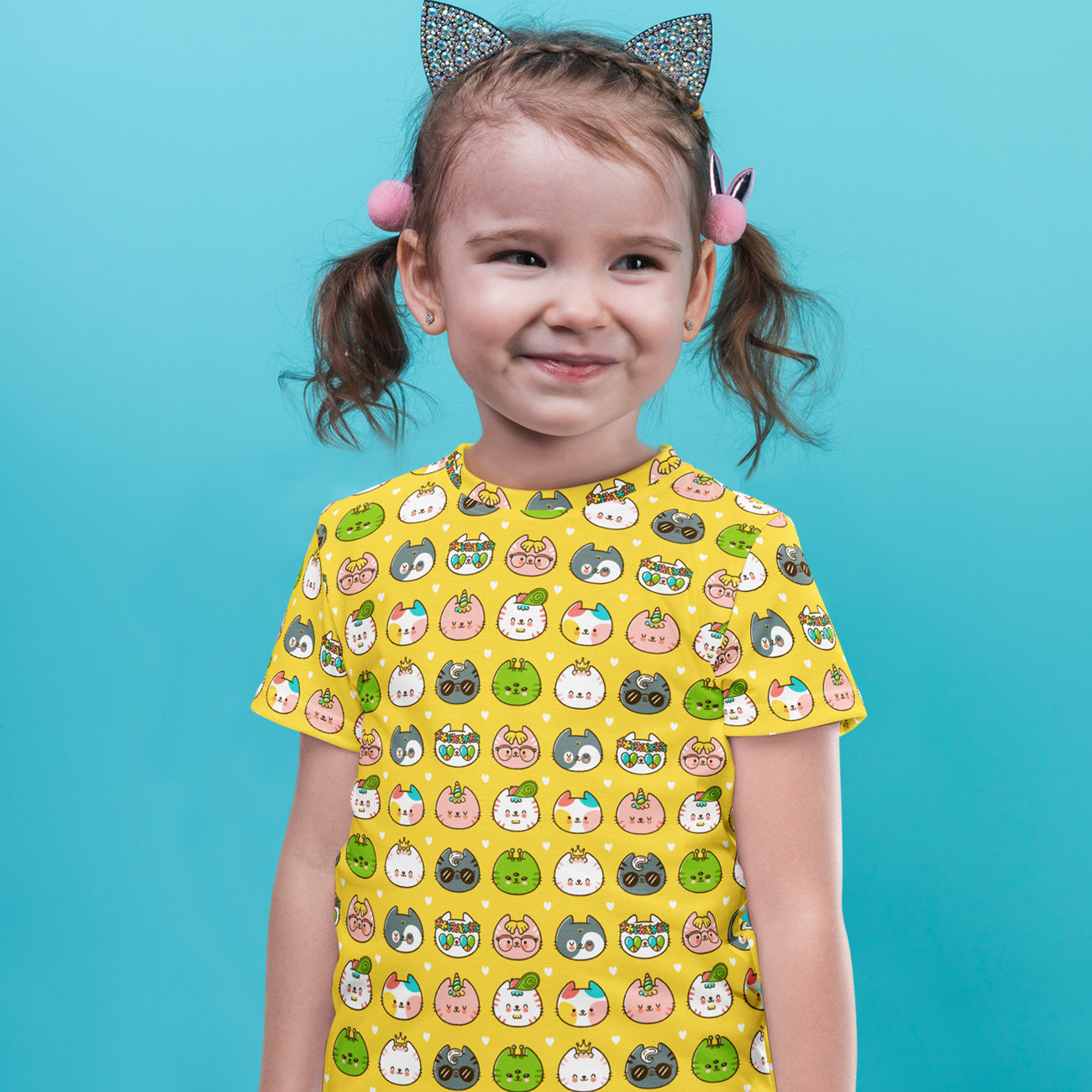 Camiseta niña Cute Cats
