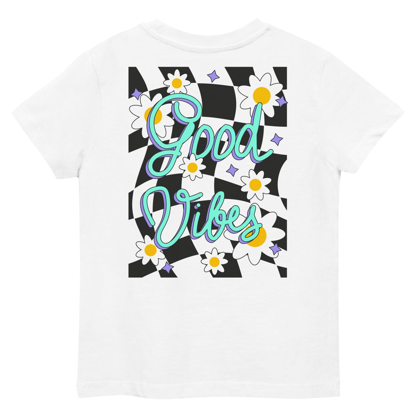 Camiseta algodón orgánico niño Good Vibes Only