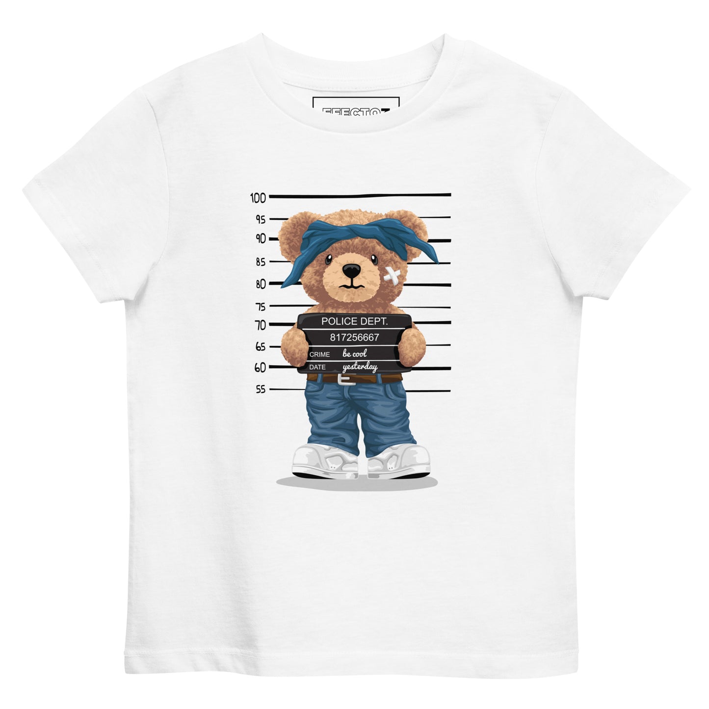 Camiseta algodón orgánico niño Police Style