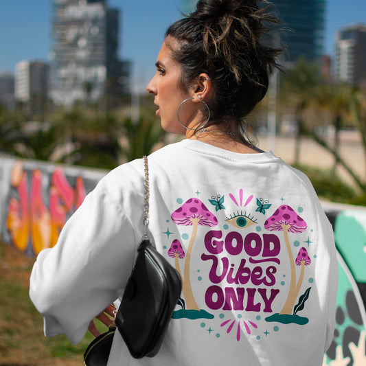 Sudadera Good Vibes Only Eye
