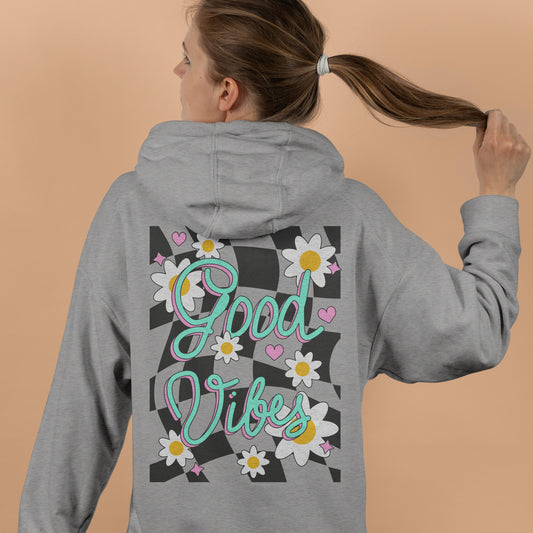 Sudadera con capucha Good Vibes
