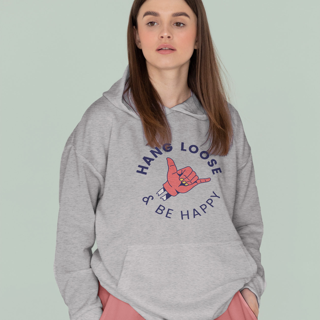 Sudadera con capucha Hang Loose