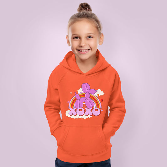 Sudadera con capucha eco niña