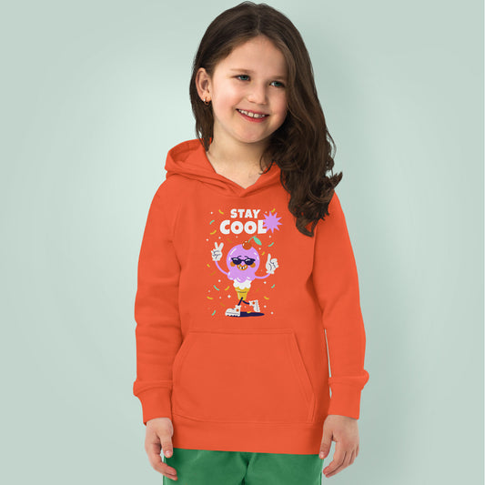 Sudadera con capucha eco niña Stay Cool