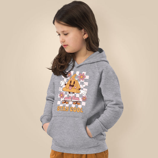 Sudadera con capucha eco niña Stay Cool Pizza
