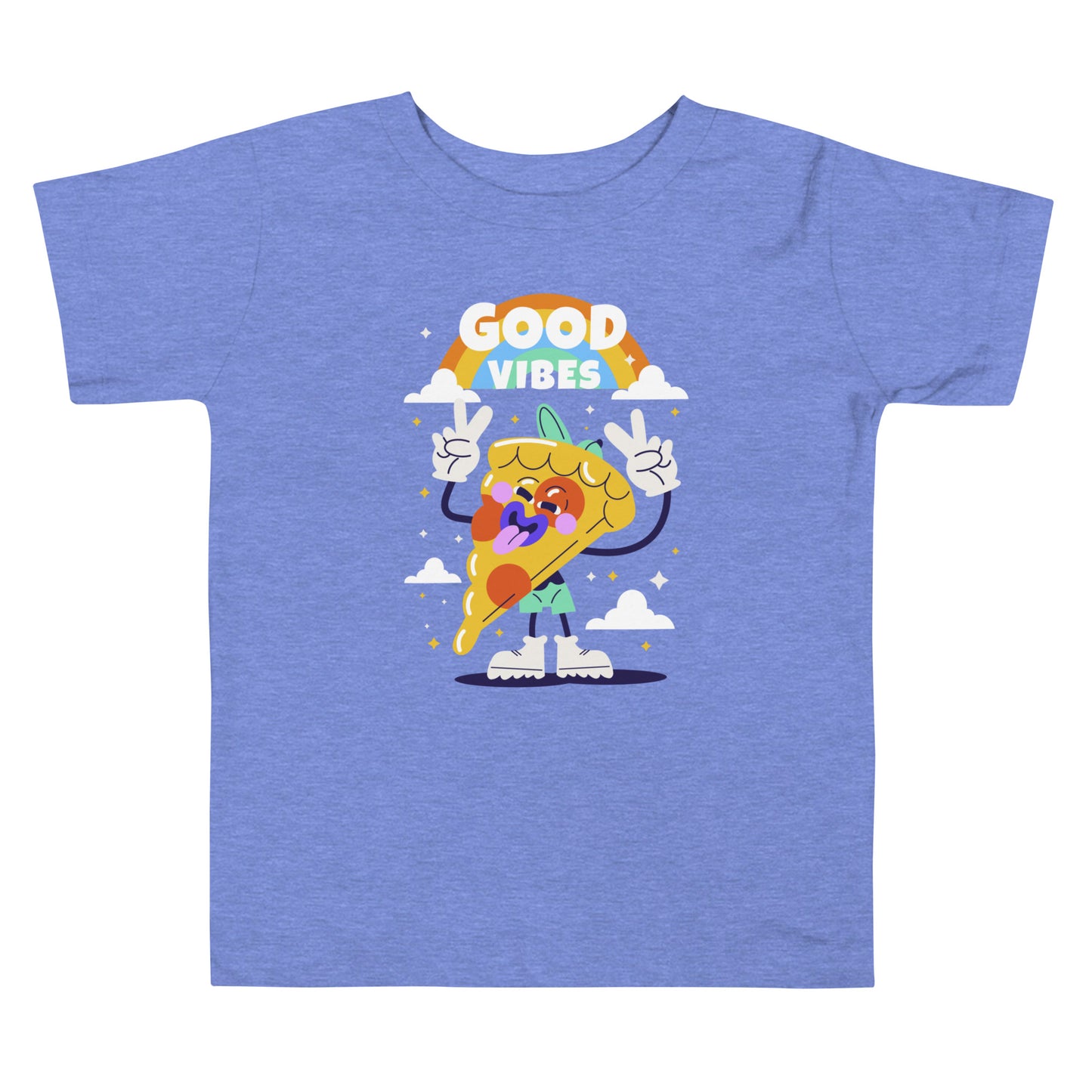 Camiseta de manga corta para niño Good Vibes Pizza