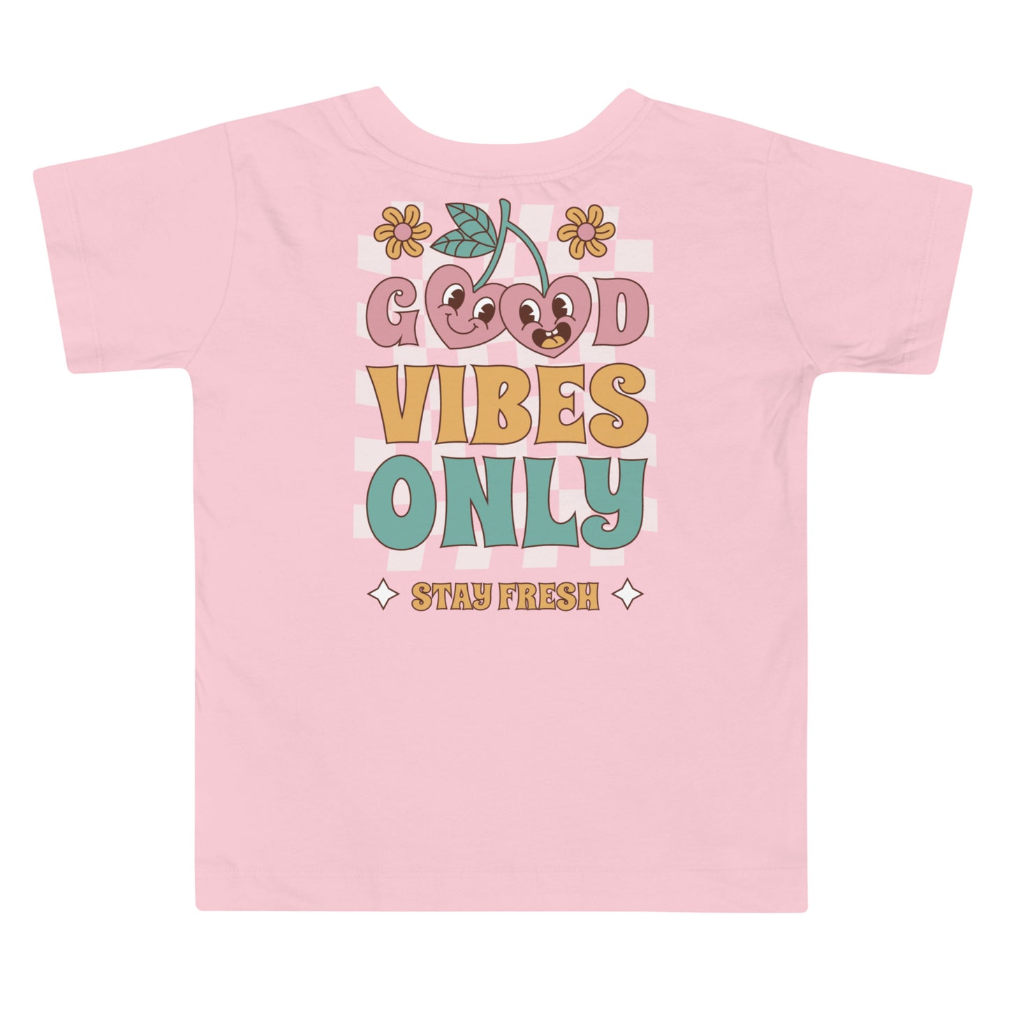 Camiseta de manga corta para niña Good Vibes Only