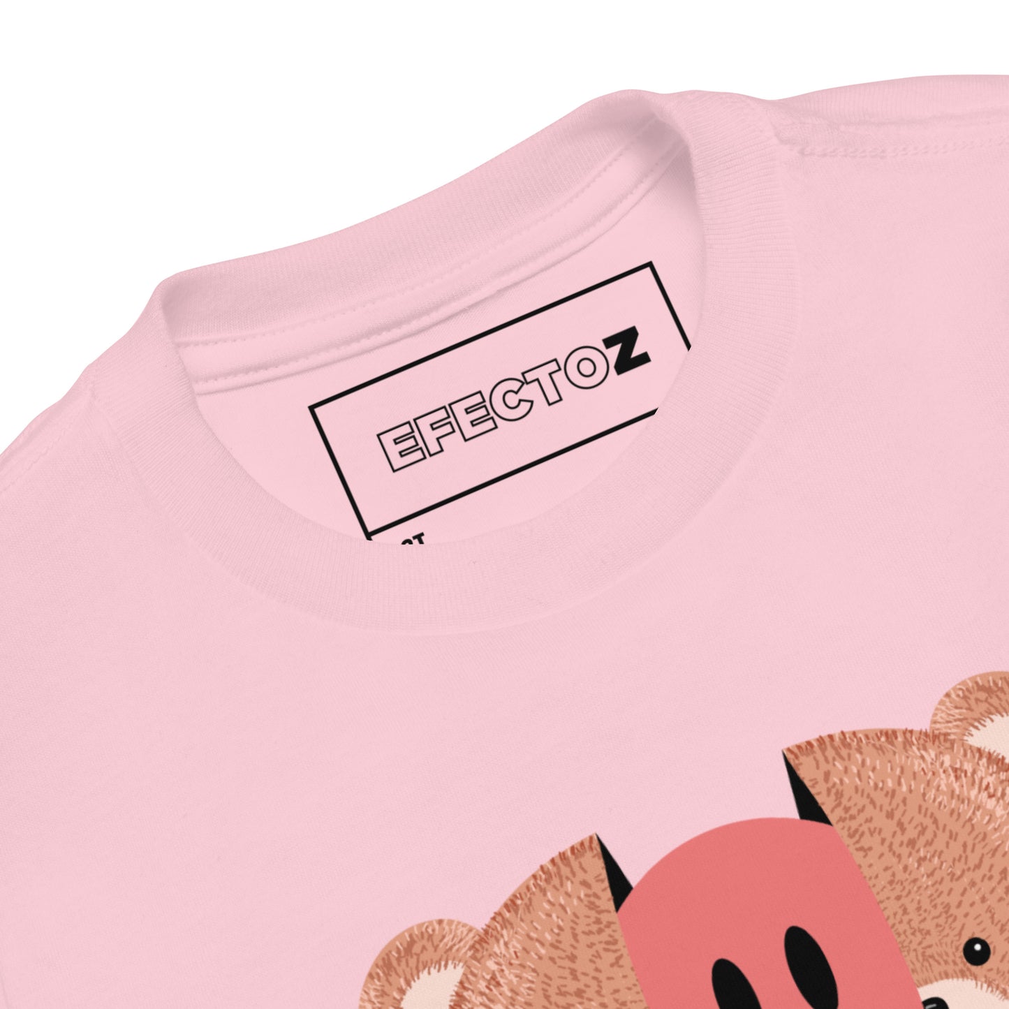 Camiseta de manga corta para niña Bear Face