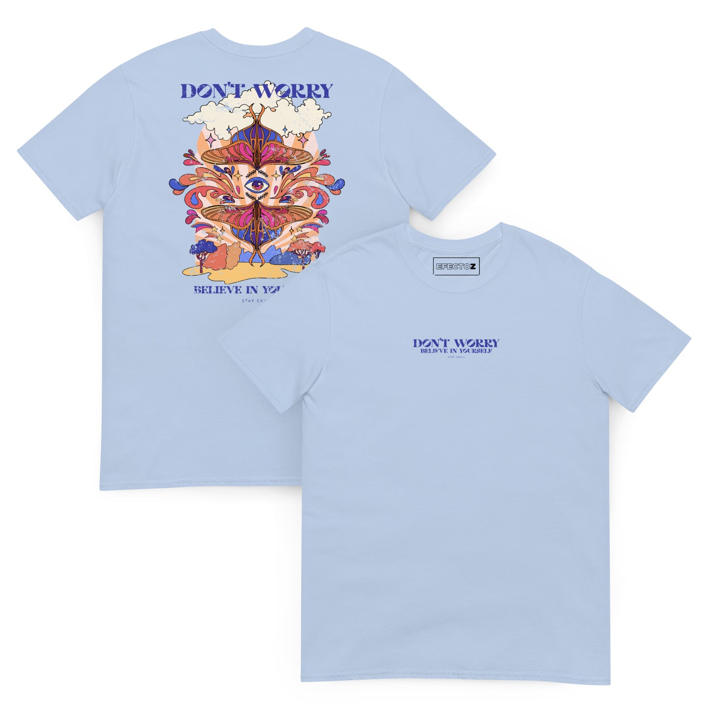 Camiseta de manga corta mujer Dont Worry