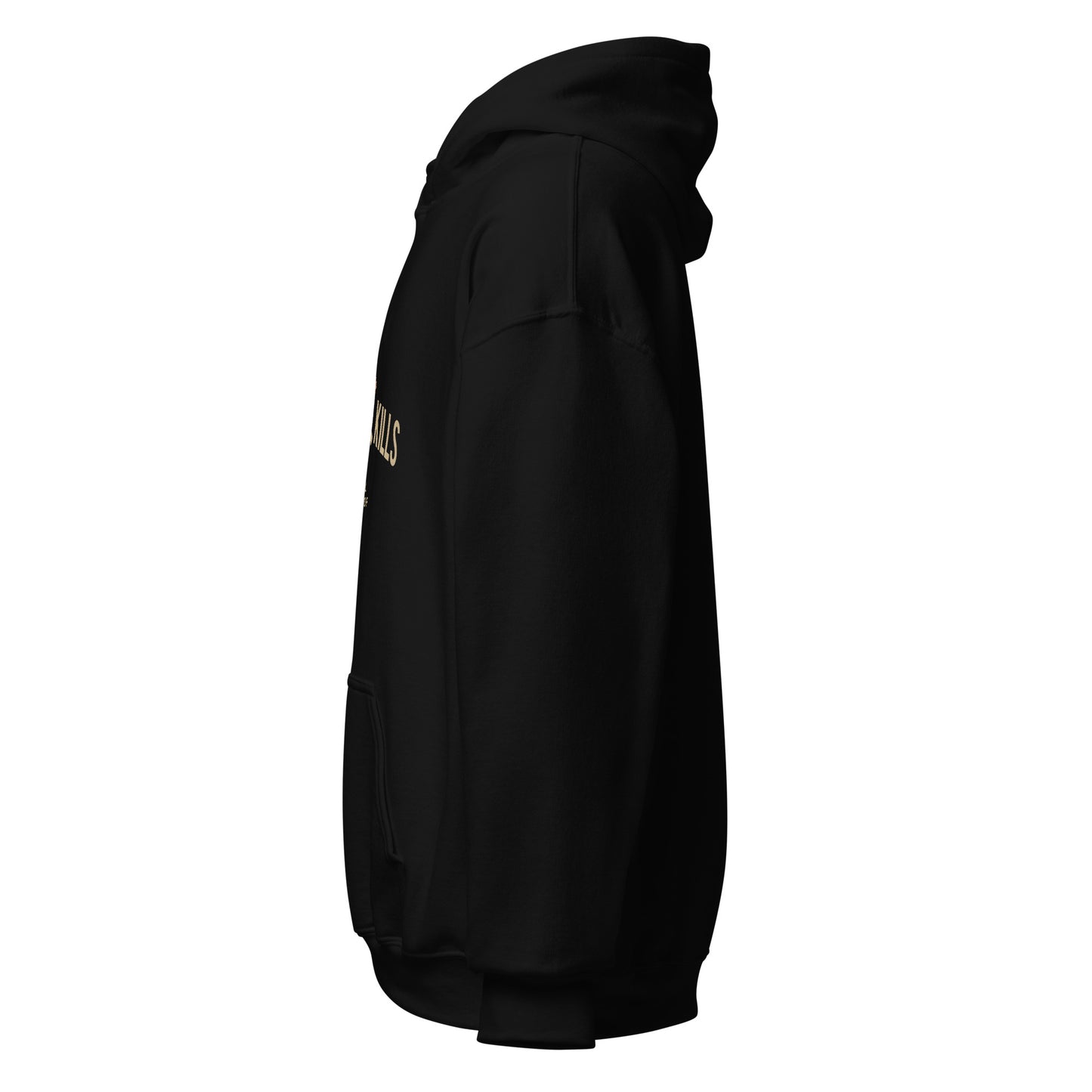 Sudadera negra con capucha Love Kills