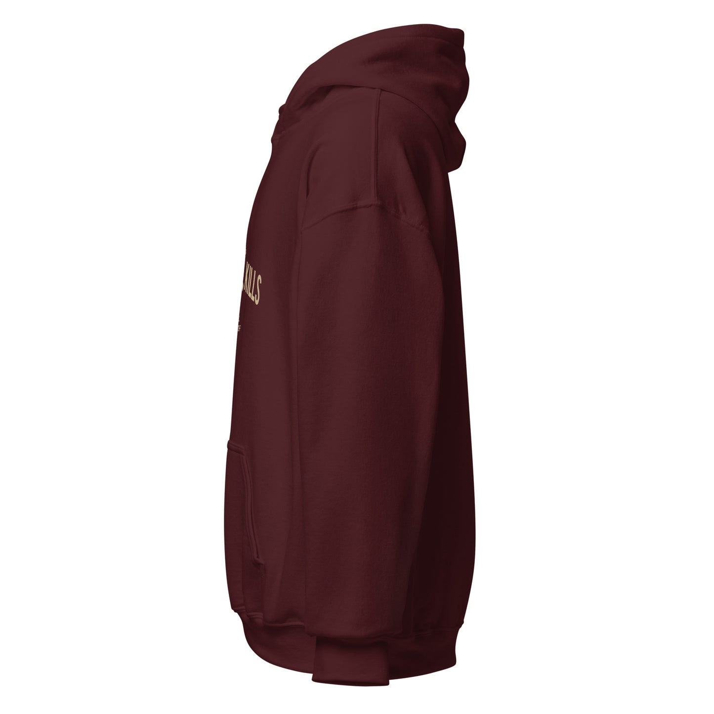 Sudadera negra con capucha Love Kills