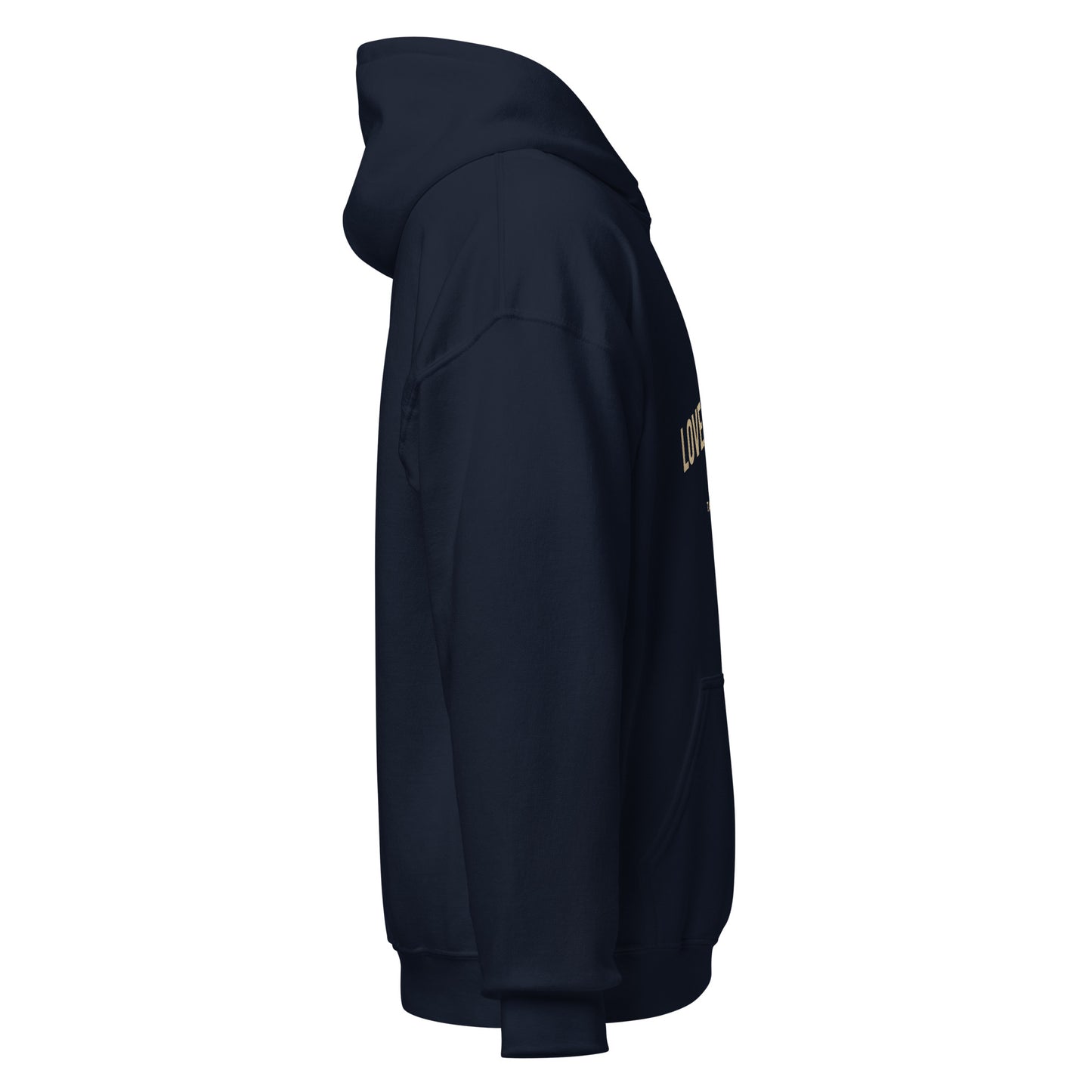 Sudadera negra con capucha Love Kills