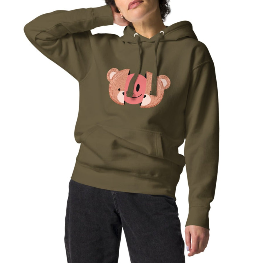 Sudadera con capucha Bear Face
