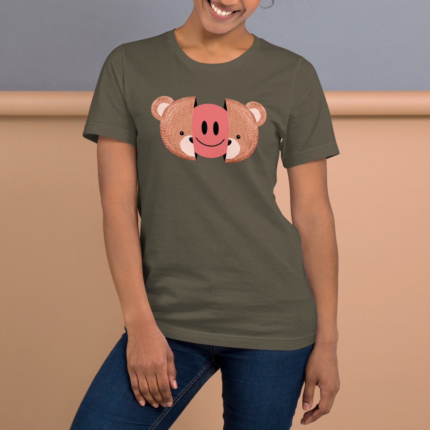 Camiseta de manga corta Bear Face